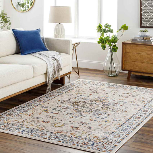 Asbury Traditional Light Orange Area Rug