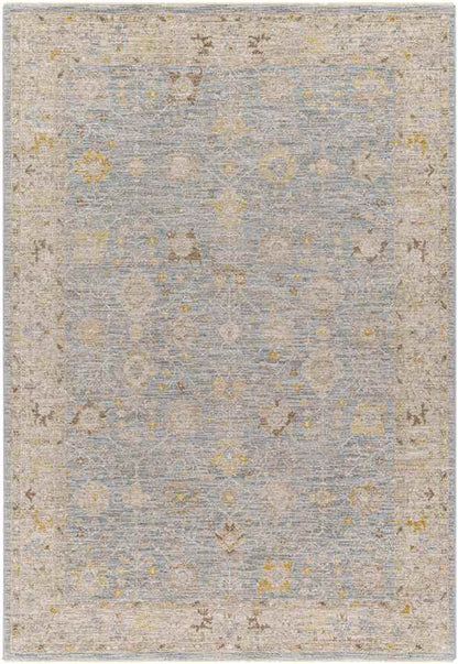 Atlantic Traditional Pale Blue Area Rug