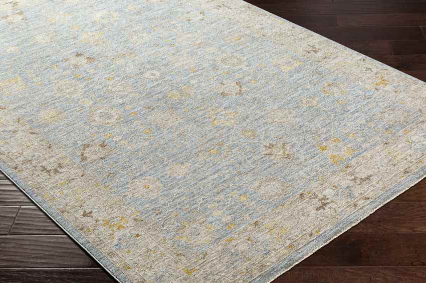 Atlantic Traditional Pale Blue Area Rug