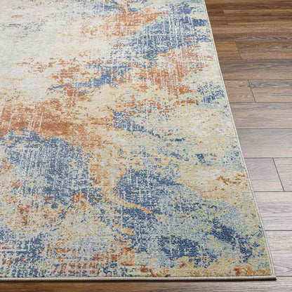 Rippey Coastal Burnt Orange Area Rug