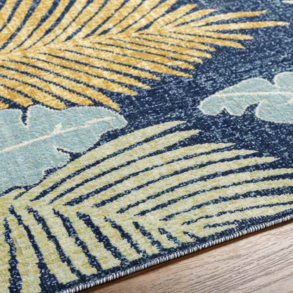 Robards Coastal Yellow Area Rug