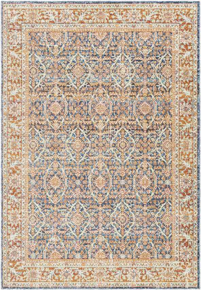 Rodman Coastal Orange Area Rug