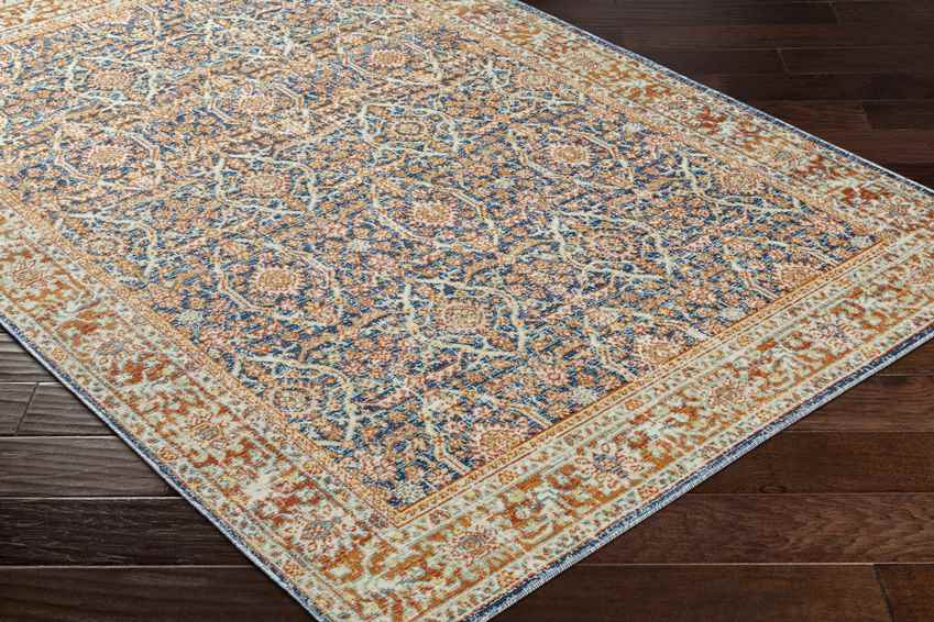 Rodman Coastal Orange Area Rug