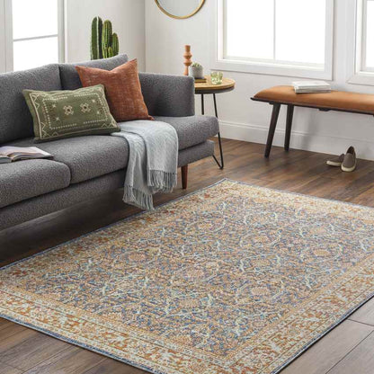 Rodman Coastal Orange Area Rug