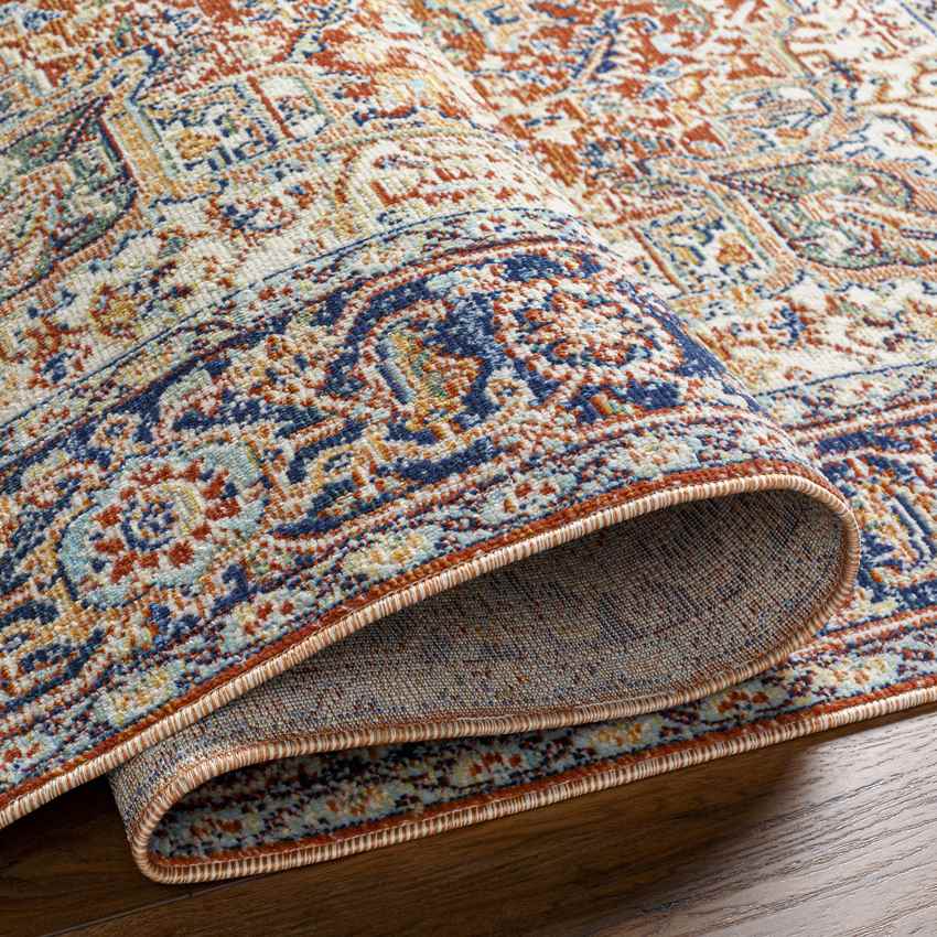 Rossie Coastal Cider Area Rug