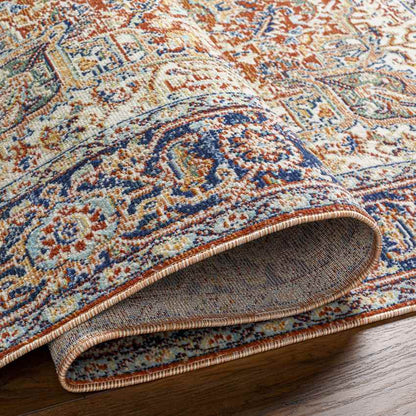 Rossie Coastal Cider Area Rug