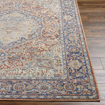Rossie Coastal Cider Area Rug