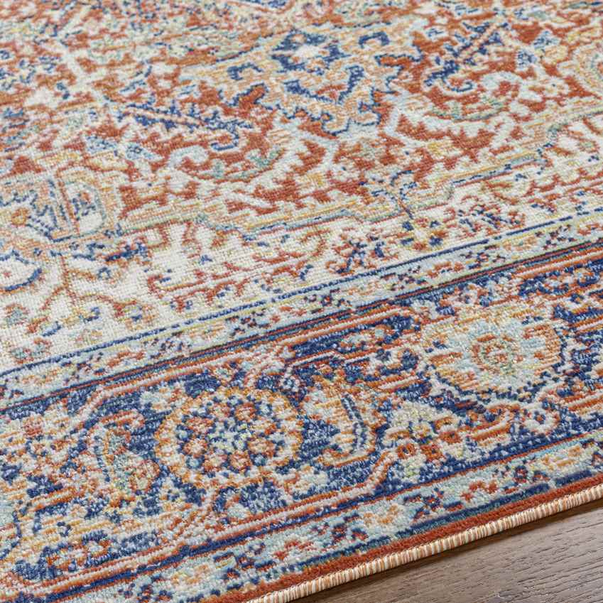 Rossie Coastal Cider Area Rug