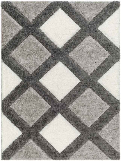 Ruthven Modern Ivory/Medium Gray Area Rug