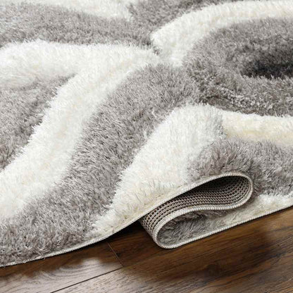 Salina Modern Dark Brown/Ivory Area Rug