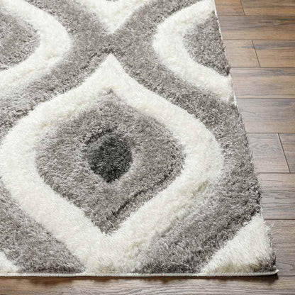Salina Modern Dark Brown/Ivory Area Rug