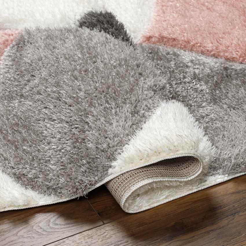Saylor Modern Coral/Ivory Area Rug
