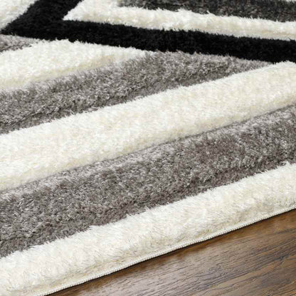 Scandia Modern Medium Gray/Black Area Rug