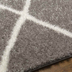 Breathitt Global Dark Gray Area Rug