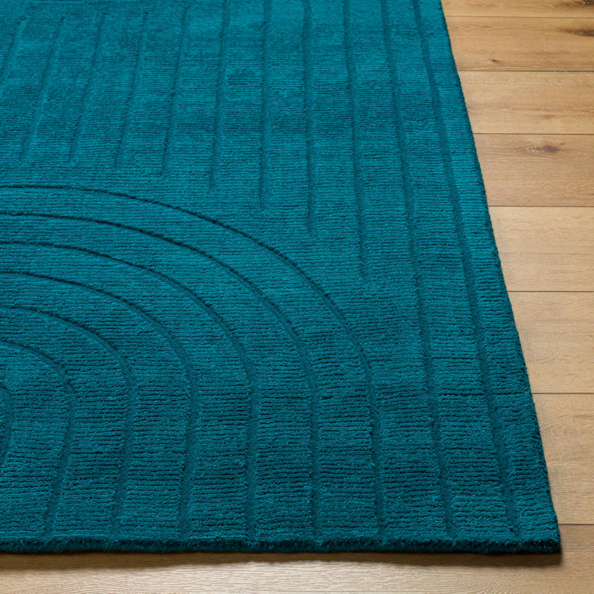 Mankato Modern Dark Teal Area Rug
