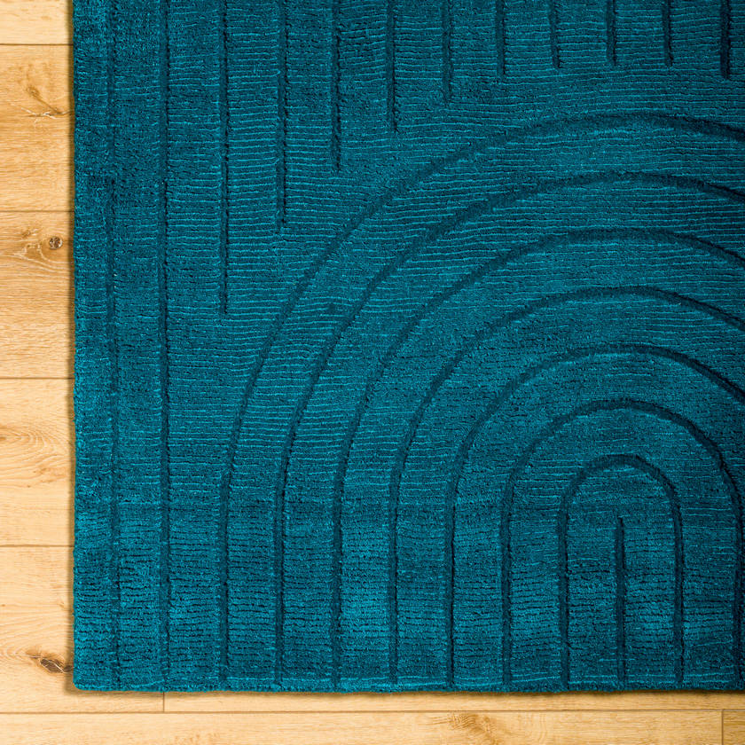 Mankato Modern Dark Teal Area Rug