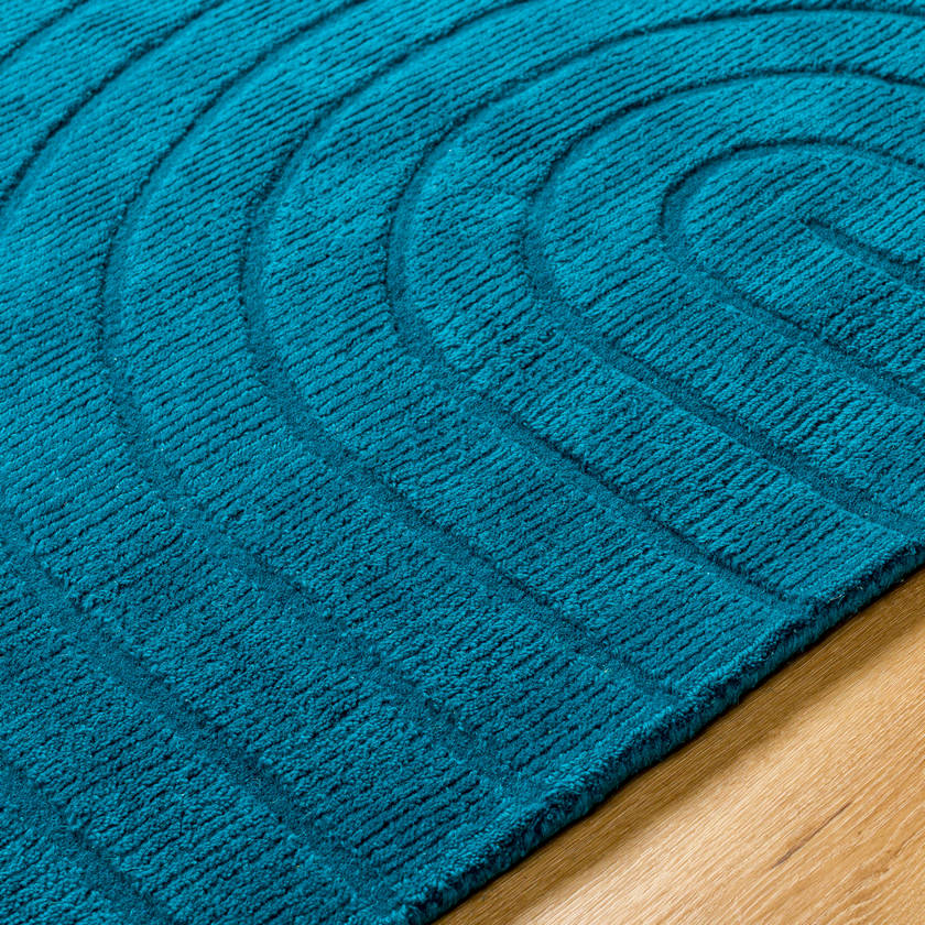 Mankato Modern Dark Teal Area Rug