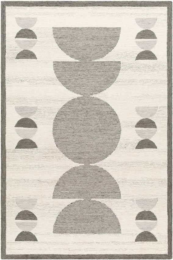 Indiana Modern Dark Gray Area Rug