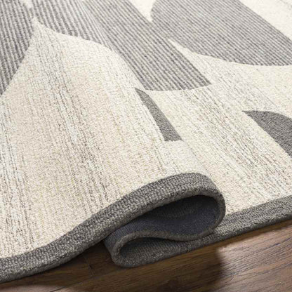 Indiana Modern Dark Gray Area Rug