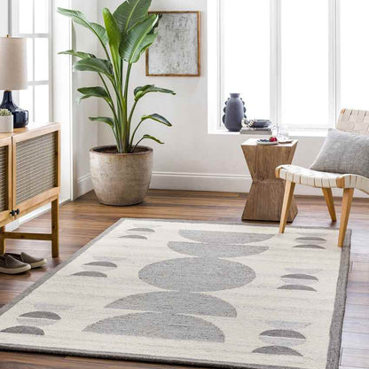 Indiana Modern Dark Gray Area Rug