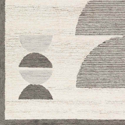 Indiana Modern Dark Gray Area Rug