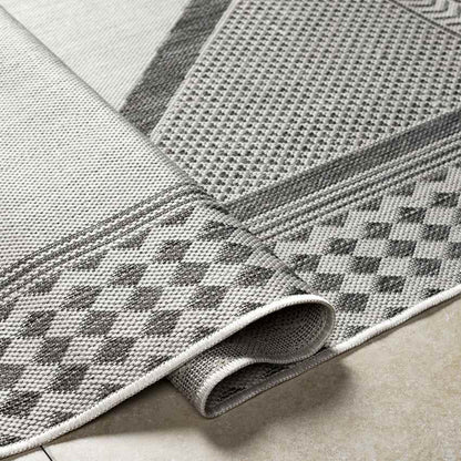 Silver Global Charcoal/Ivory Area Rug