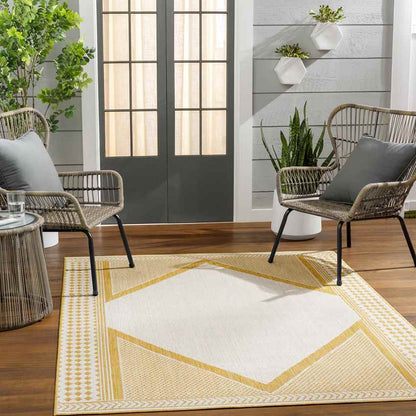 Silver Global Mustard/Ivory Area Rug