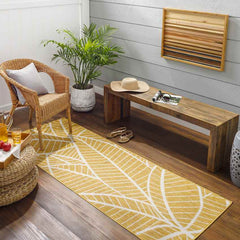 Smolan Coastal Mustard Area Rug