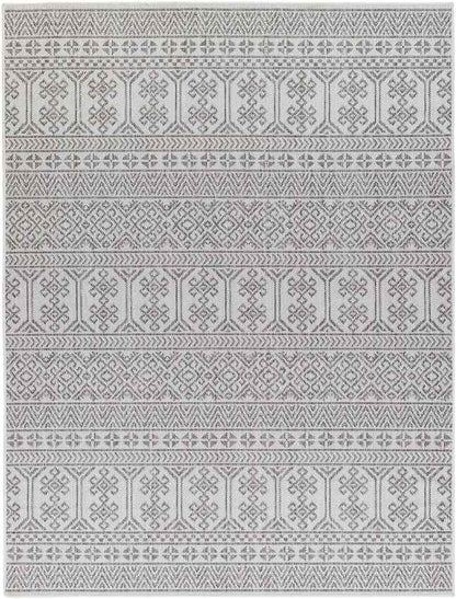 Solomon Global Silver Gray Area Rug