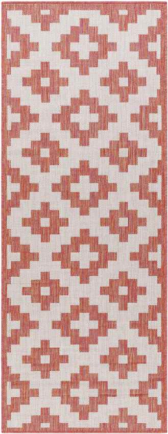 Spivey Global Dark Coral Area Rug
