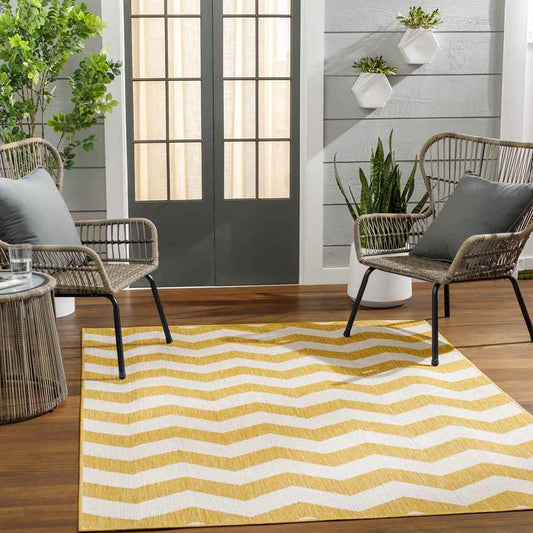 Spring Global Mustard/Ivory Area Rug