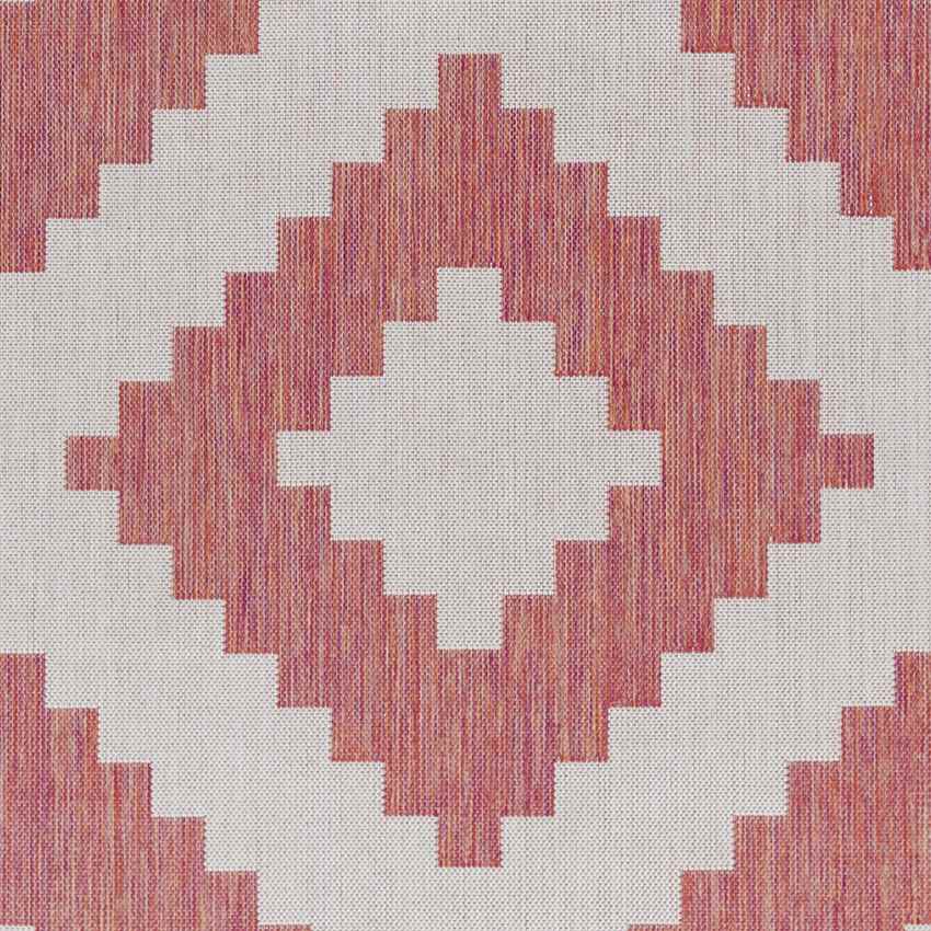 Squaw Global Dark Coral/Off-White Area Rug
