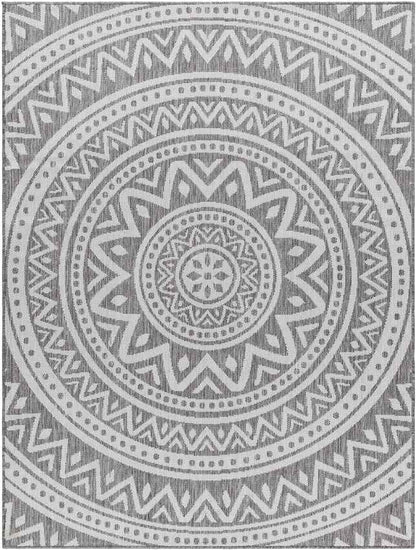 St Ansgar Global Medium/Silver Gray Area Rug