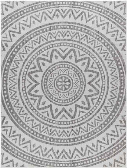 St Ansgar Global Silver Gray/Medium Gray Area Rug