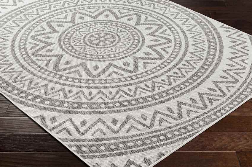 St Ansgar Global Silver Gray/Medium Gray Area Rug