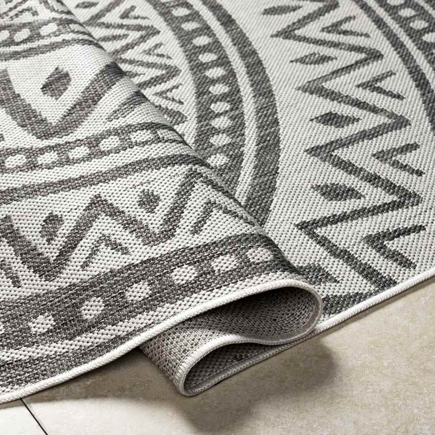 St Ansgar Global Silver Gray/Medium Gray Area Rug