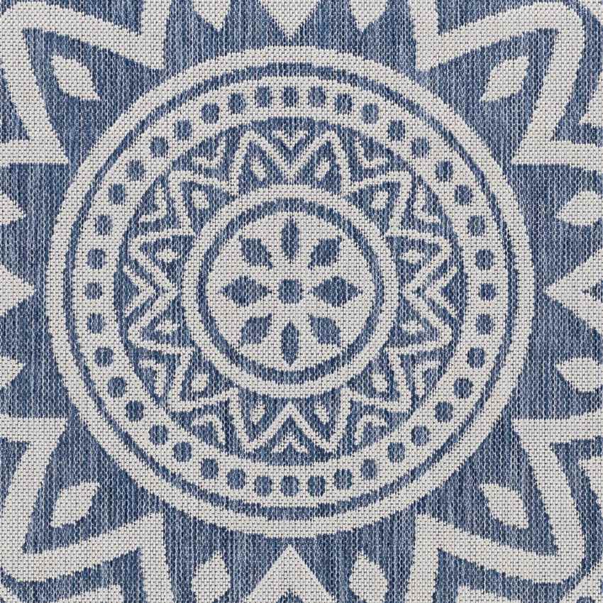 St Ansgar Global Navy/Silver Gray Area Rug