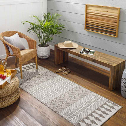 St George Global Dark Brown/Cream Area Rug