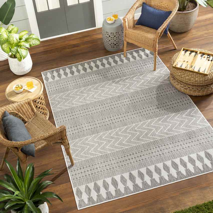 St George Global Cream/Smoke Gray Area Rug