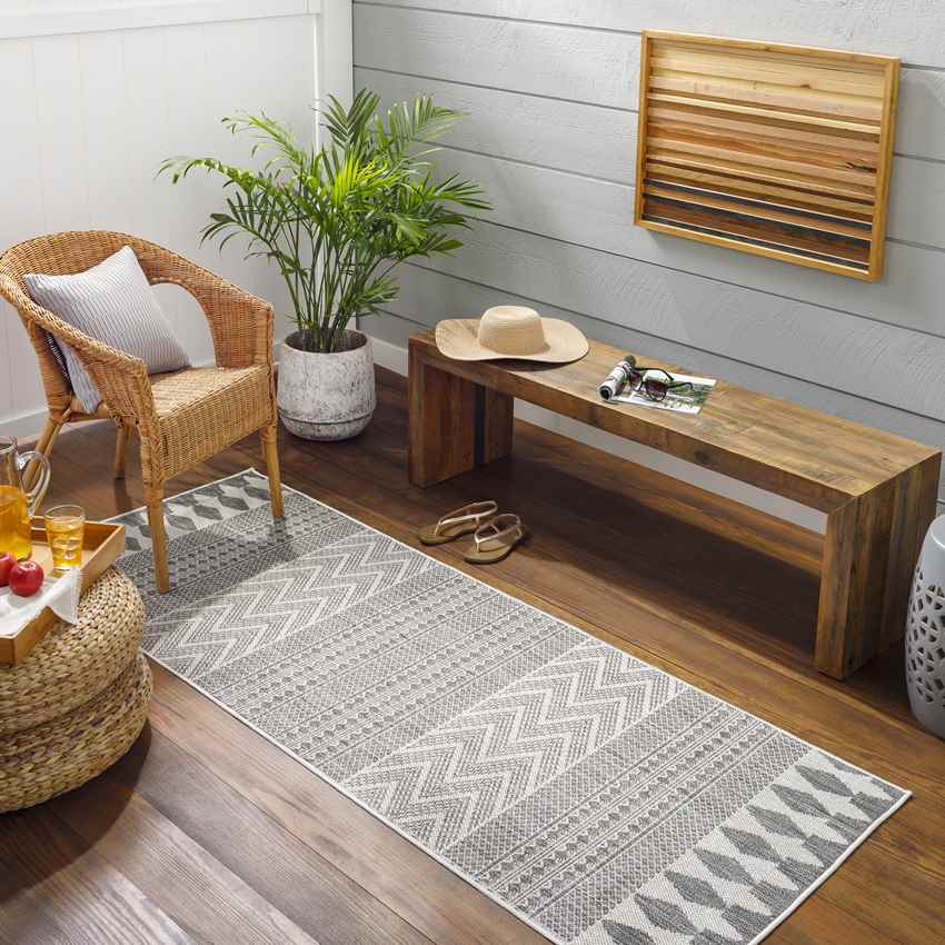 St George Global Cream/Smoke Gray Area Rug