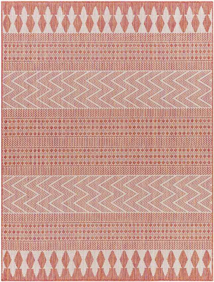 St George Global Dark Coral/Cream Area Rug