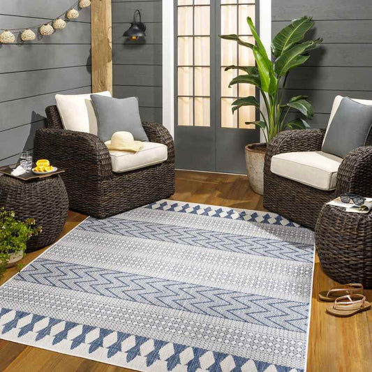 St George Global Cream/Navy Area Rug