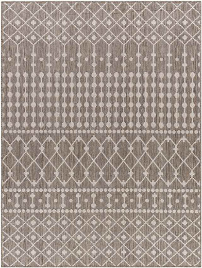 St Mary Global Dark Brown/Off-White Area Rug