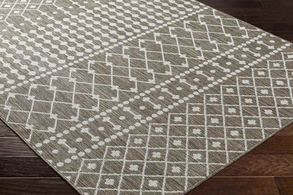 St Mary Global Dark Brown/Off-White Area Rug