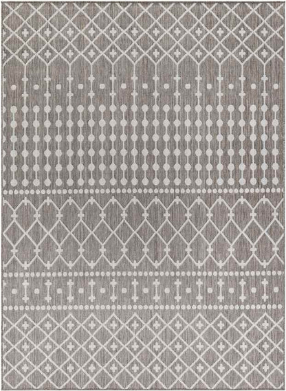 St Mary Global Dark Brown/Off-White Area Rug