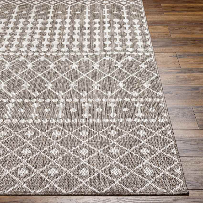 St Mary Global Dark Brown/Off-White Area Rug