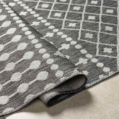 St Mary Global Smoke Gray/Off-White Area Rug