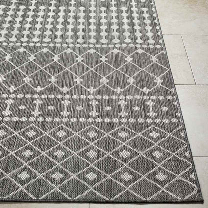 St Mary Global Smoke Gray/Off-White Area Rug