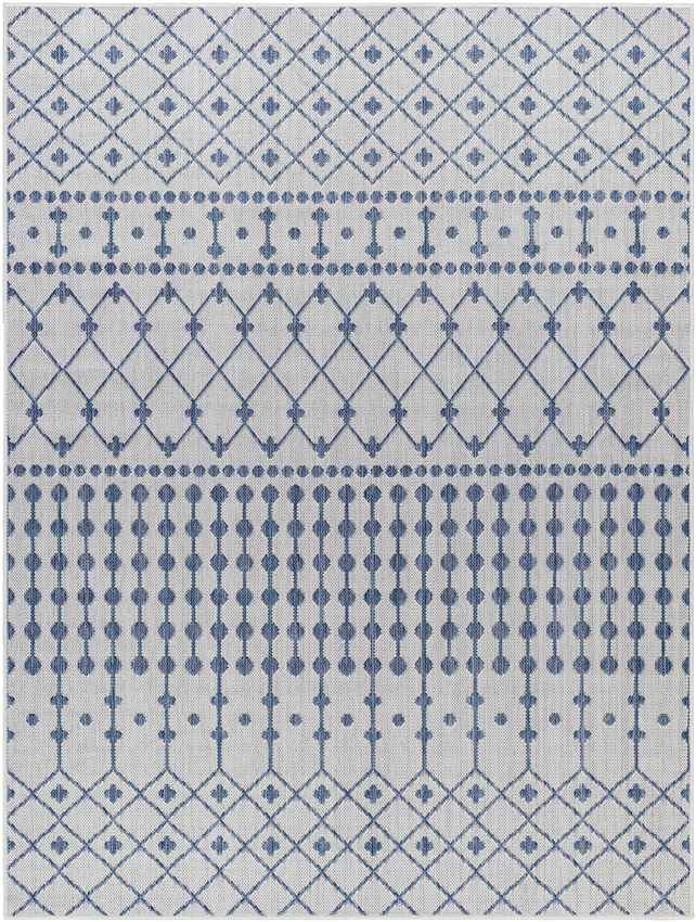 St Mary Global Off-White/Navy Area Rug