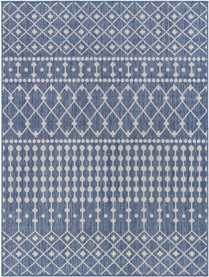 St Mary Global Navy/Off-White Area Rug